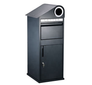 Boîte de livraison de colis autonome à ouverture frontale, sécurisée, étanche, pour extérieur, avec serrure antivol, boîte aux lettres - Product Image 2