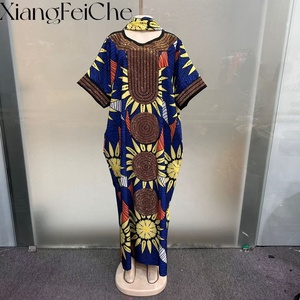 Abito Lungo Estivo alla Moda con Strass, Stile <span class=keywords><strong>Etnico</strong></span> Musulmano, Taglie Forti, Nuovo Vestito da Festa per Donna - Product Image 5