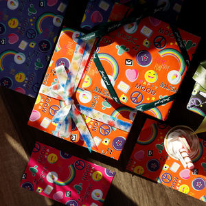 Wholesale High Quality Birthday <b>Tissue</b> Rolls Smile Face Packaging <b>Wrapping</b> <b>Paper</b> Roll Uperior Craftsmanship - Product Image 5