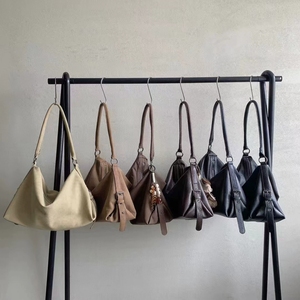 <span class=keywords><strong>Sac</strong></span> à bandoulière en cuir <span class=keywords><strong>nubuck</strong></span> souple, couleur marron Carmel, nouvelle mode, hiver, en daim mat, peau de vache, pour femmes - Product Image 1