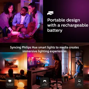 Bầu Không Khí Ánh Sáng Cho Phòng Ngủ Trò Chơi Phòng Wifi Tuya <span class=keywords><strong>Bluetooth</strong></span> Máy Tính Để Bàn Nhỏ Ban Đêm Đèn Thông Minh Thay Đổi Độ Sáng <span class=keywords><strong>LED</strong></span> Bảng Đèn Xách Tay - Product Image 6