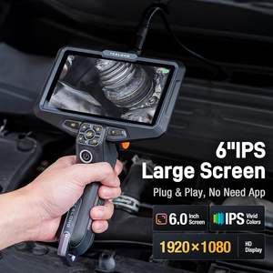 Endoscopio Industrial con Pantalla IPS de 6.0 Pulgadas, Cámara de Inspección Automotriz HD 1080p - Product Image 2