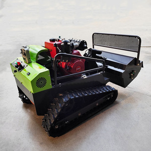 <span class=keywords><strong>Tondeuse</strong></span> robot chenillée diesel autopropulsée de 1000 mm avec télécommande et lame rotative de qualité industrielle - Product Image 6