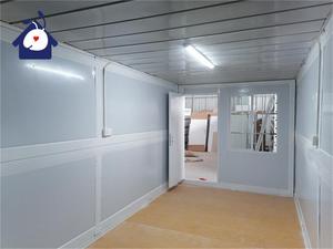 Contenedor de acero plegable de instalación rápida de 20 pies, casa prefabricada plegable, pequeño dormitorio temporal móvil para uso en Hotel, alta calidad - Product Image 4