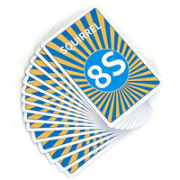 SENFUTONG Jeu de cartes de table professionnel sur mesure pour enfants, ensemble 6-en-1, boîte cadeau personnalisée, divertissement familial