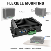 Computadora Industrial Integrada Sin Ventilador YCT, Intel N100, 16GB DDR4, 4x USB 3.0, 2 COM, Bloque de Terminales GPIO, WiFi, Montaje en Pared