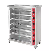 Rôtissoire Verticale Électrique Rotative Professionnelle pour Canard, Agneau, Bœuf, Poulet – Gril de Restaurant