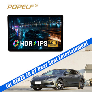 จอภาพติดพนักพิงศีรษะในรถยนต์ขนาด 13.3 นิ้ว ความละเอียด 1080P FHD IPS ระบบ Android 13.0, 8-Core 4G+64G, รองรับ HDMI, WiFi, Bluetooth, FM, USB, สำหรับรถยนต์ BYD Denza - Product Image 1