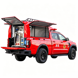 Camion de logistique incendie 4x4 avec cabine de stockage d'équipement entièrement fermée, véhicule de patrouille incendie - Product Image 4