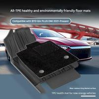 Tapis de sol de voiture en TPE sur mesure pour BYD Qin Plus DM-i 2023 Destroyer 05, tapis de sol toutes saisons imperméables, vente en gros d'usine