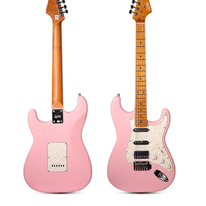 Guitare électrique OEM/ODM en gros de haute qualité S-G20 ST, 22 frettes arrondies en acier inoxydable, pont à trémolo à 2 points - Product Image 4