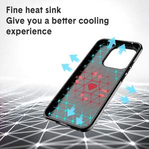 Funda Protectora para Teléfono 15T, Flexible, de TPU, con Textura Cepillada, Antideslizante, a Prueba de Golpes - Product Image 5