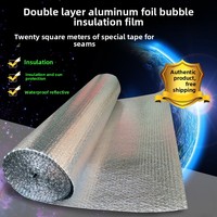 Film bulle isolant thermique moderne et écologique pour toiture, serre en acier coloré, maison solaire, matériau d'isolation imperméable et pare-soleil
