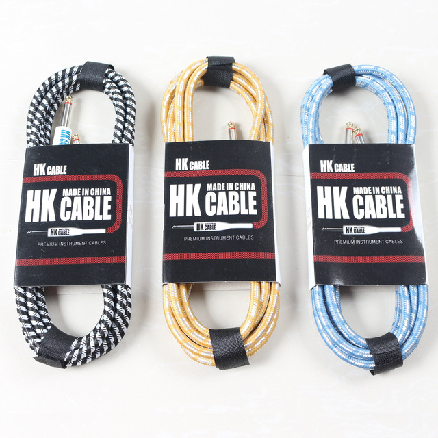 Wholesale Hot Style Guitar Bass 10 m Cable Line for HK Noise Reduction Audio Line