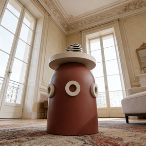 Table basse de style nordique, design unique en forme d'œil, petite table d'appoint <span class=keywords><strong>pour</strong></span> appartement, chambre d'étudiant, décoration de salon, meubles - Product Image 3