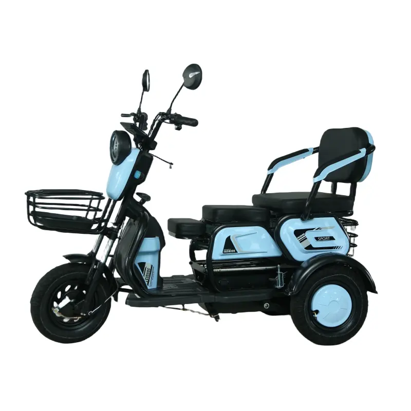 Spor salonu-4 çin yeni stil üç tekerlekli Mini Scooter insanlı elektrikli üç tekerlekli bisiklet E Trike hareketlilik engelli insanlar için