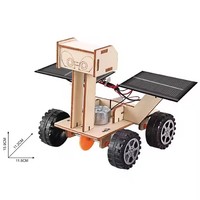 Offre Spéciale STEM éducatif bricolage Kit de voiture solaire pour enfants ensemble de sciences électriques en bois pour l'apprentissage