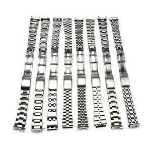 <span class=keywords><strong>Bracelet</strong></span> de <span class=keywords><strong>montre</strong></span> Trendybay Vintage en acier 904L, argent brossé, 19 mm 20 mm, compatible avec les modèles de montres mécaniques classiques - Product Image 2
