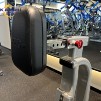 Máquina de remo alto-bajo con carga de placas Kaishi, equipo comercial de entrenamiento de espalda superior y media para gimnasios y fitness