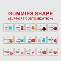 HDK OEM ODM Gummies de mousse de mer, mousse irlandaise, racine de bardane, sureau, végétalien, sans sucre, complément pour l'immunité, la peau, les articulations, l'énergie et anti-âge