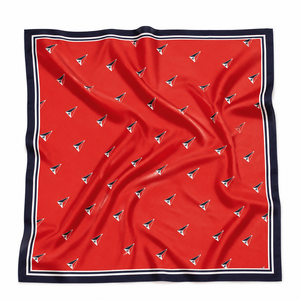 Pañuelo Cuadrado de Algodón de 27 Pulgadas, Bandana con Estampado Personalizado, Pañuelo de Cuello Moderno para Mujer, Fabricante OEM al por Mayor - Product Image 2
