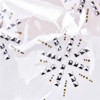 Motifs thermocollants en strass et perles pour textiles de vêtements, personnalisables, avec impression de lettres multi-motifs et accessoires en diamant