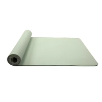 Esterilla de yoga TPE para ejercicio, de 15 mm, gruesa y reforzada, de color liso, resistente al agua