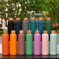 Thermos isotherme en acier inoxydable 350ML/500ML/750ML, gourde de sport avec surface douce au toucher