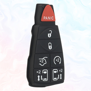 Tastierino di Ricambio in Gomma Siliconica per Telecomando Auto MS 6+1 Tasti per Chrysler/Jeep/Dodge, Sostituzione Chiave Senza Chiave - Product Image 5