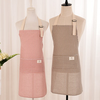 Lanzn Lot de 2 tabliers de cuisine en PVC imperméables pour femmes avec poches, lavables en machine, 72*64 CM