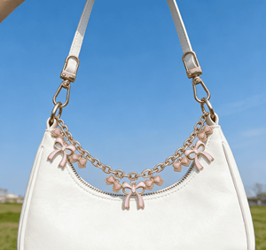 Nouvelle Chaîne d'Extension de Sangle de <span class=keywords><strong>Sac</strong></span>, Breloque de <span class=keywords><strong>Sac</strong></span> de Luxe Style Europé<span class=keywords><strong>en</strong></span> et Américain <span class=keywords><strong>avec</strong></span> Perles, Fleurs, Papillons et Nœuds - Product Image 4