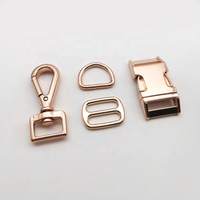 Boucle à dégagement latéral en alliage de zinc, boucle à insertion rapide, accessoires de quincaillerie pour sac à main, sac à dos, collier pour animaux de compagnie, sangle