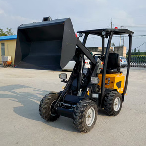 HAIJU Hydrostatic Ride on Mini Wheel Loader H150 4x4 Wheel Drive Capacity 400-500kg <strong>Tire</strong> 23x8.5-12 Speed 20km/h Cheap <strong>Price</strong> - Product Image 3