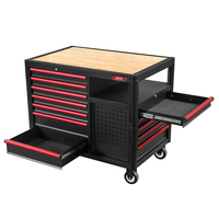 Carro de Almacenamiento Multiusos de Acero Reforzado GATmatic con Soporte OBM, para Herramientas de Taller y Garaje
