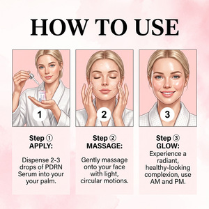 Essence faciale PDRN douce et respectueuse de la peau, sérum hydratant quotidien à texture légère pour le soin du visage - Product Image 6