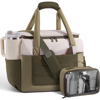 Petit sac de sport unisexe, avec grand porte-bouteille, style poche, sac de voyage portable pour le week-end avec compartiment à chaussures