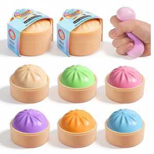 Giocattolo Antistress Virale a Forma di Panino, Squishy a Lenta Risalita in Zucchero di Malto, Divertente Giocattolo Antistress Novità - Product Image 3