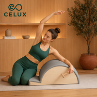 Correcteur de posture Pilates en bois de chêne de haute qualité - Équipement portable et réglable pour l'entraînement du tronc et de la posture à domicile