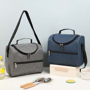 Lunch <b>Bag</b> for Men and Women, <b>Insulated</b> Lunch Box Soft <b>Cooler</b> with Shoulder Strap for Work Travel Picnic - Product Image 5