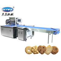 Machine industrielle automatique pour la fabrication de biscuits au beurre en forme de moulin à vent, machine à biscuits, déposeuse de biscuits