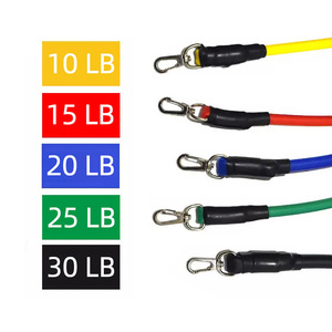 Conjunto de <span class=keywords><strong>bandas</strong></span> de resistencia para entrenamiento muscular, accesorios de Fitness, <span class=keywords><strong>bandas</strong></span> elásticas de resistencia con asas, equipo de gimnasio en casa, ejercicio corporal - Product Image 3