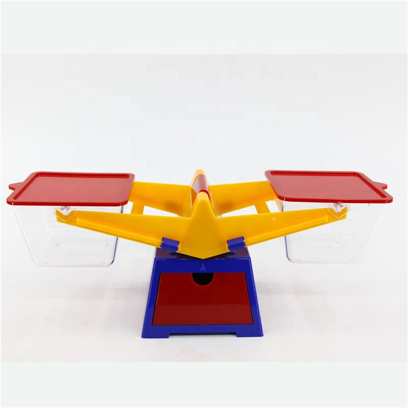 Игра для раннего развития, пластиковая математическая балансировочная игрушка с двумя ведрами