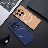 Étui de téléphone professionnel haut de gamme OnePlus 13 Protection intégrale Minimaliste Couleur unie Sensation cuir 1+ Nord 4 Protection de l'objectif