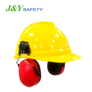 Protectores Auditivos Plegables Industriales con Cancelación de <span class=keywords><strong>Ruido</strong></span>, Material ABS Reutilizable, para Casco de Seguridad - Product Image 1