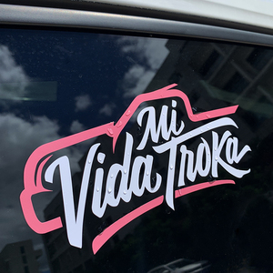 Impresión personalizada de varios colores, pegatinas de letras troqueladas, ventana de coche, parabrisas, pancarta, logotipo comercial, transferencia de vinilo, calcomanía para coche - Product Image 1