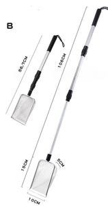 Pala para Arena de Gato Telescópica de Metal de Primera Calidad con Cabezales Intercambiables, Pala de Limpieza Lavable para Mascotas Pequeñas - Product Image 3