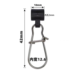 Filo da pesca treccia ad alta resistenza piombino Slider Duo-<span class=keywords><strong>Lock</strong></span> <span class=keywords><strong>Snap</strong></span> piombino connettori di sicurezza - Product Image 4