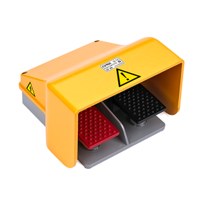 Interrupteur à pédale électrique étanche / Interrupteur à double pédale médical / Interrupteur à pédale à 2 étapes avec bouton-poussoir - Product Image 1