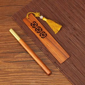 Ensemble de cadeaux d'entreprise personnalisés, papeterie promotionnelle avec logo d'entreprise, carnet en cuir PU de luxe personnalisé, marque-page et stylo - Product Image 4