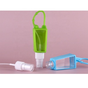 Custodia protettiva da viaggio con corda sospesa per profumo, custodia per alcool, custodia in silicone per bottiglia di <span class=keywords><strong>gel</strong></span> alcolico da 30ml - Product Image 2